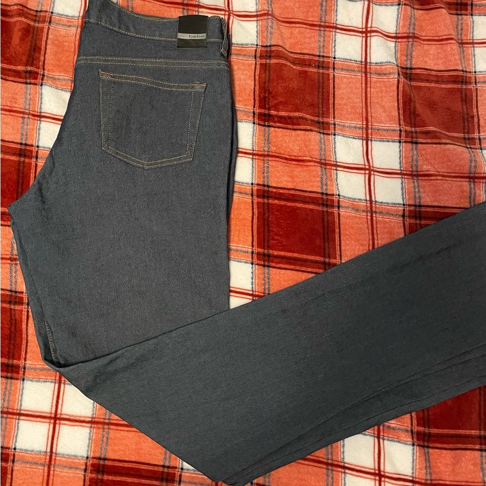 BEBE BLUE DENIM JEANS NEW W/O tags